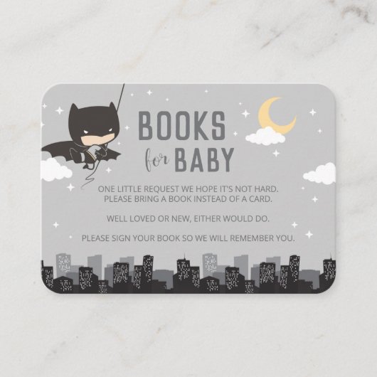 Placement Batman Books for Baby | Carte d'insertion de Baby  (Devant)
