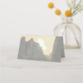 Placement Belle carte de place réservée Sunset Mountain (Dos)