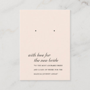 PLACEMENT BLUSH ROSE NOUVELLE BRIDE CADEAU DE REGARDE CARTE