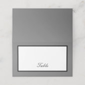 Placement Bordure noire gris carte de lieu classique (Extérieur déplié)