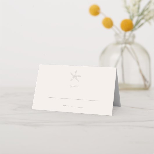 Placement Carte à puce de la table Mariage Lihue (Devant)