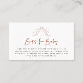 Placement Carte Boho Sunshine Demande de réservation (Devant)