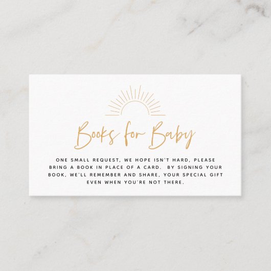 Placement Carte Boho Sunshine Demande de réservation (Devant)