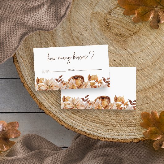 Placement Carte Combien de Baisers d'Automne