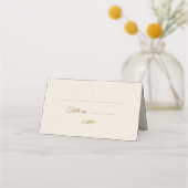 Placement Carte d'accompagnement de mariage à l'écriture dor (Devant)