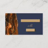 Placement Carte d'accompagnement de mariage Chic Rust Gold A (Devant)