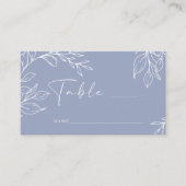 Placement Carte d'accompagnement de mariage simple Fleur de (Devant)