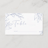Placement Carte d'accompagnement de mariage simple Fleur de  (Devant)
