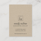 PLACEMENT CARTE D'AFFICHAGE DE CADEAU FLORAL BLANC AMI (Dos)