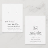 PLACEMENT CARTE D'AFFICHAGE DE LA CARTE D'ÉCRAN MARIAGE NOIR (Devant / Derrière)