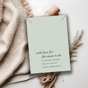 PLACEMENT CARTE D'AFFICHAGE DE LACE DE COUCHER GRISE VERT