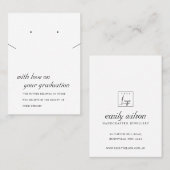 PLACEMENT CARTE D'APPRÉCIATION DE LAIT DE COUCHE NOIR ET BLA (Devant / Derrière)