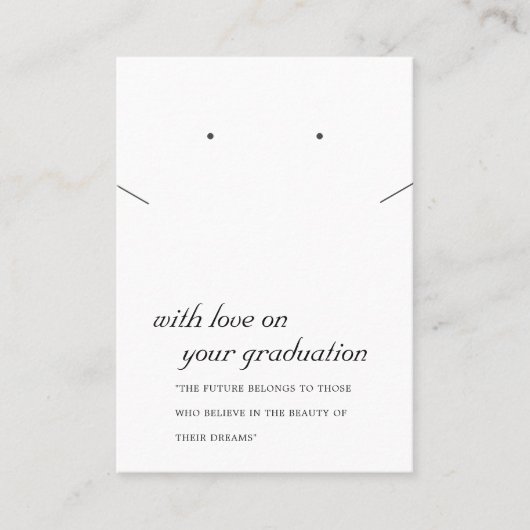 PLACEMENT CARTE D'APPRÉCIATION DE LAIT DE COUCHE NOIR ET BLA (Devant)