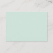 Placement Carte de bingo Fox baby shower (Dos)
