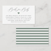 Placement Carte de boîtier de demande de carnet de calligrap (Devant / Derrière)