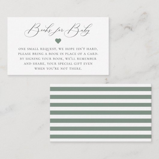 Placement Carte de boîtier de demande de carnet de calligrap (Devant / Derrière)