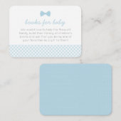 Placement Carte de boîtier du baby shower de cravate avant E (Devant / Derrière)