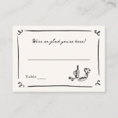 Placement Carte de Budget Dessinée à la Main Fantaisiste (Devant)