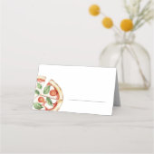 Placement Carte de buffet à remplir pour pizza (Devant)