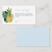 Placement Carte de carafe à couches tropicales LALANI Blue L (Devant / Derrière)