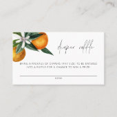 Placement Carte de carafe de Baby shower de couches de Littl (Devant)