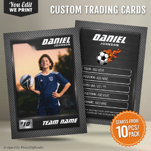 Placement Carte de commerce de football personnalisée Graphi