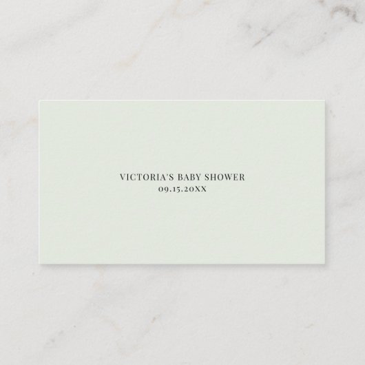 Placement Carte de demande de réservation pour les orchidées (Dos)