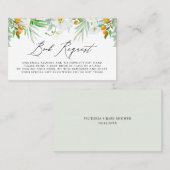 Placement Carte de demande de réservation pour les orchidées (Devant / Derrière)