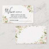 Placement Carte de Fête des mariées de billet au tirage au s (Devant / Derrière)