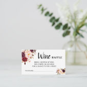 Placement Carte de Fête des mariées du billet Marsala Wine R (Debout devant)