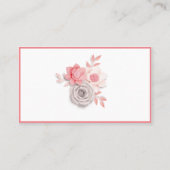 Placement Carte de Fête des mariées Mariage au carrelage à v (Dos)