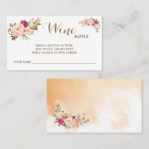 Placement Carte de Fête des mariées Mariage de vin rose flor