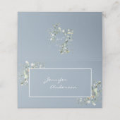 Placement Carte de feuille couleur et verte Hydrangea (Extérieur déplié)