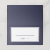 Placement Carte de la Marine Bleue Double Bordure (Extérieur déplié)