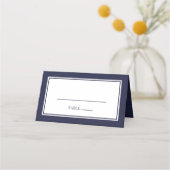 Placement Carte de la Marine Bleue Double Bordure (Devant)