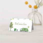 Placement Carte de la place de la tente de camion de déchets (Devant)