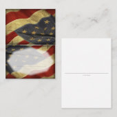 Placement Carte de la place du drapeau américain des forces  (Devant / Derrière)