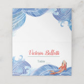 Placement Carte de la place du poisson Koi (Extérieur déplié)