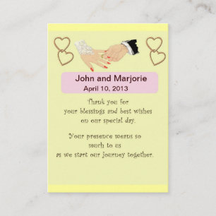 Placement Carte de la préférence/du lieu de mariage