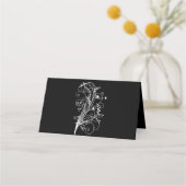 Placement Carte de la réception à saveur noire (Dos)