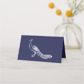 Placement Carte de la réception de la Marine Peacock (Dos)