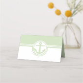 Placement Carte de la réception de l'Ancre marine verte Mint (Dos)