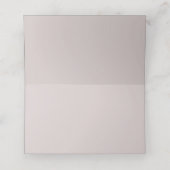 Placement Carte de la réception rose parisienne (Intérieur déplié)