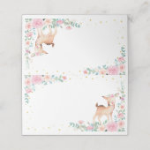 Placement Carte de la tente de nourriture florale de cerf mo (Extérieur déplié)