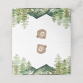 Placement Carte de la tente de nourriture pour ours de bois (Extérieur déplié)