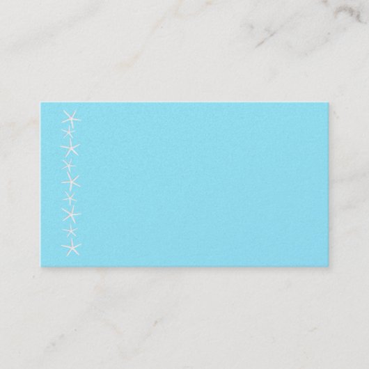 Placement Carte de lieu de frontière de l'aqua crapaud blanc (Devant)