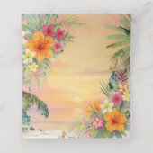 Placement Carte de lieu de la répétition du coucher de solei (Intérieur déplié)