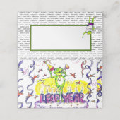 Placement Carte de lieu de l'année de levage (Extérieur déplié)