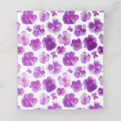 Placement Carte de lieu de l'événement mariage à l'aquarelle (Intérieur déplié)