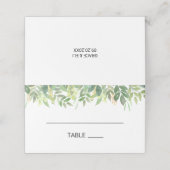 Placement Carte de lieu de mariage de destination été verdoy (Extérieur déplié)